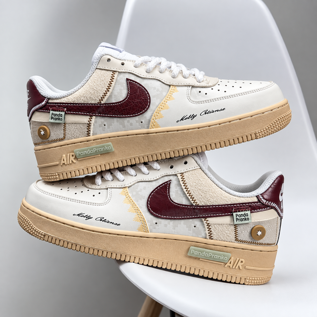 Nike Air Force 1 -07 panda Prank (919)