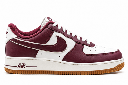 Nike Air Force 1 Low – Burgundy & White