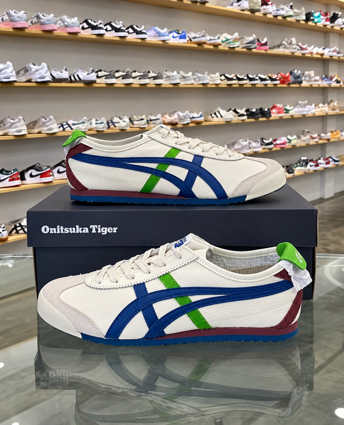 Onitsuka Tiger Mexico 66 – White, Blue & Green