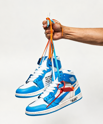 Air Jordan 1 Retro High × Off White University Blue