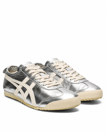 Onitsuka Tiger Mexico 66 – Metallic Silver & Cream