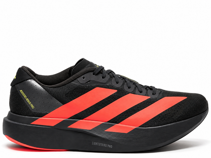 adidas Adizero Boston 12 – Ivory / Core Black / Solar Red