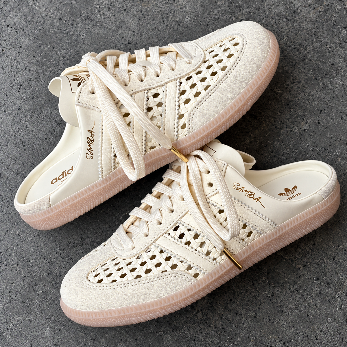 Adidas Samba Woven – Cream