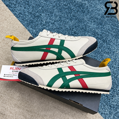 Onitsuka Tiger Mexico 66 – White, Green & Red