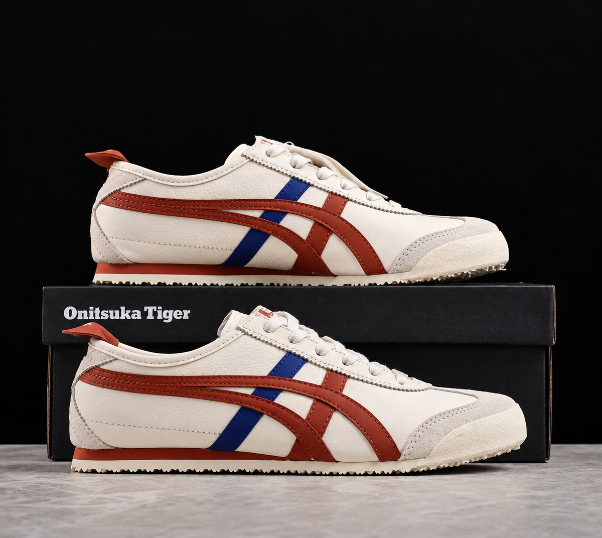Onitsuka Tiger Mexico 66 – Cream, Brown & Blue