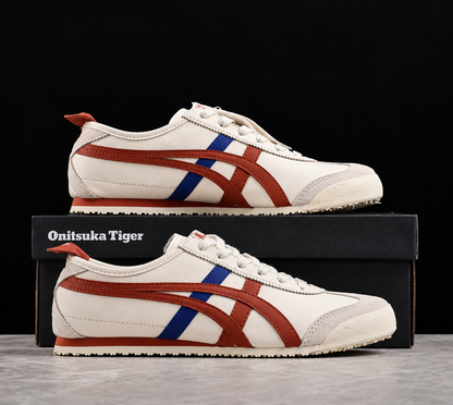 Onitsuka Tiger Mexico 66 – Cream, Brown & Blue