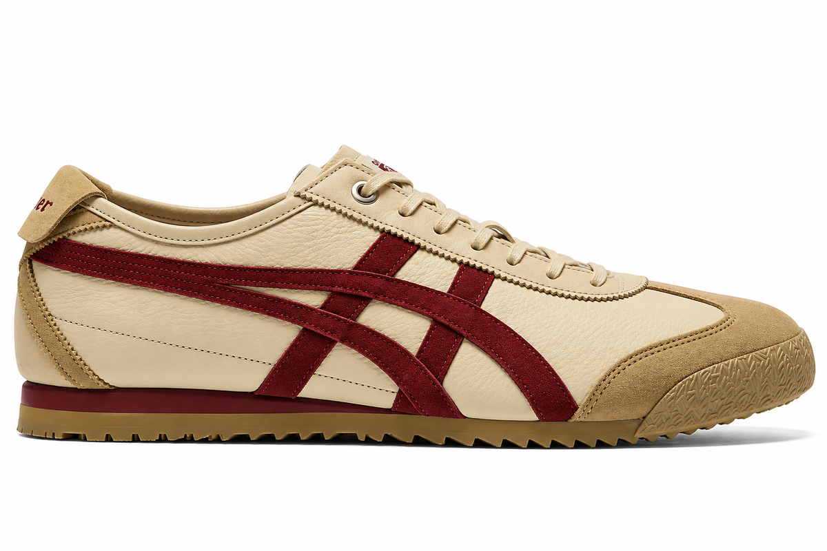 Onitsuka Tiger Mexico 66 – Cream & Burgundy