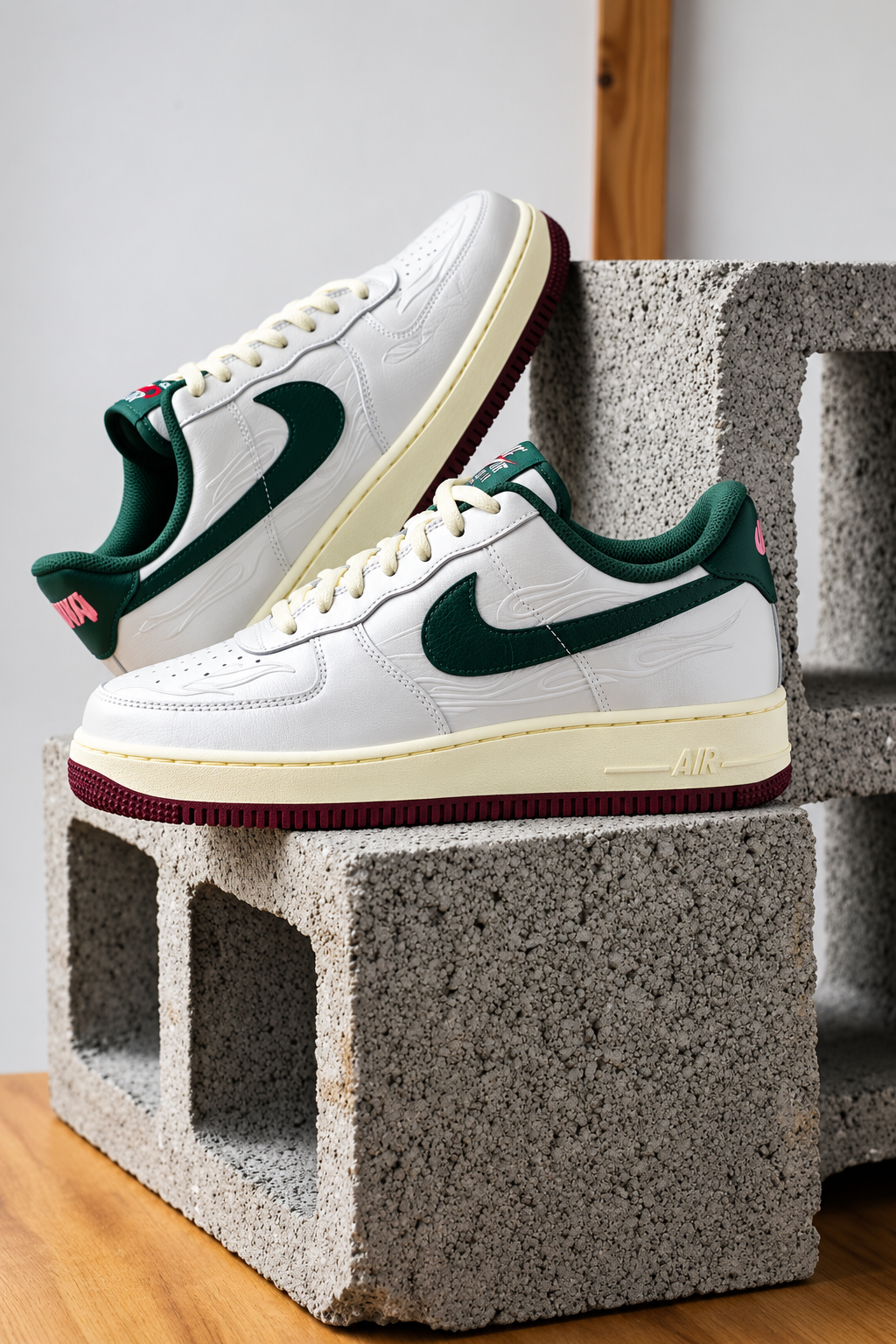 Nike Air Force 1 Low Mexico– White & Dark Green