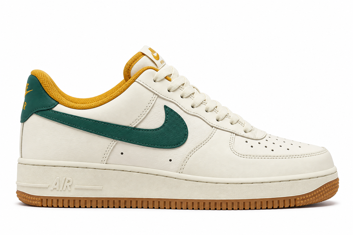 Nike Air Force 1 Low Hamava– White, Green & Gum