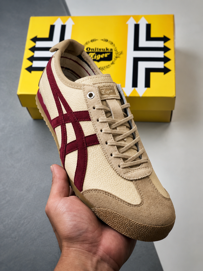 Onitsuka Tiger Mexico 66 – Cream & Burgundy
