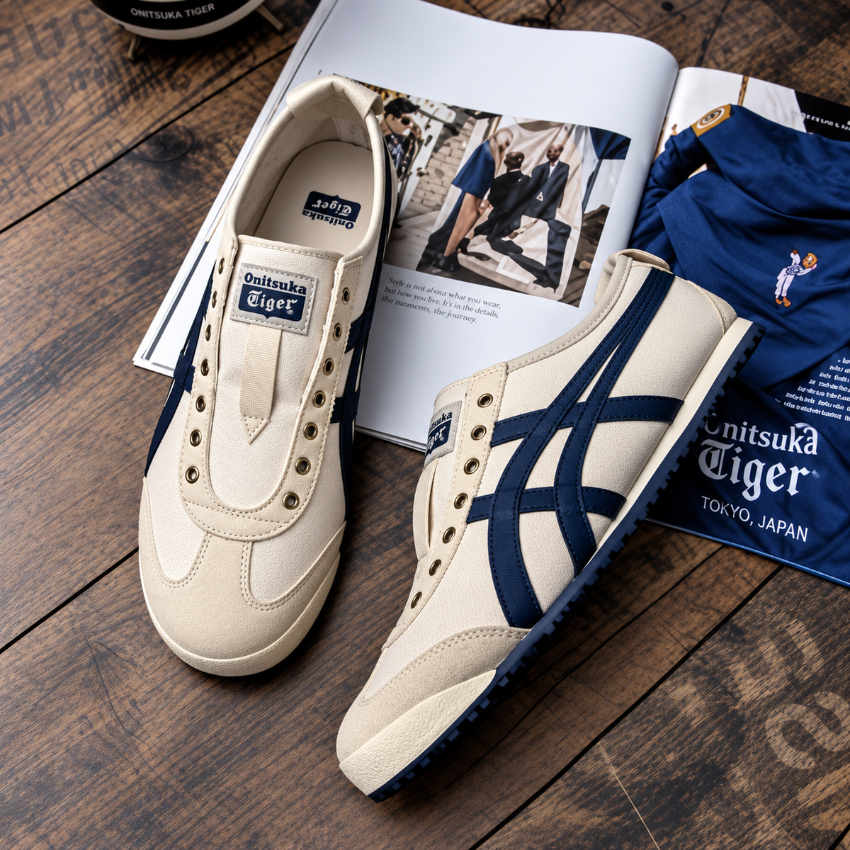 Onitsuka Tiger Mexico 66 – Cream & Navy