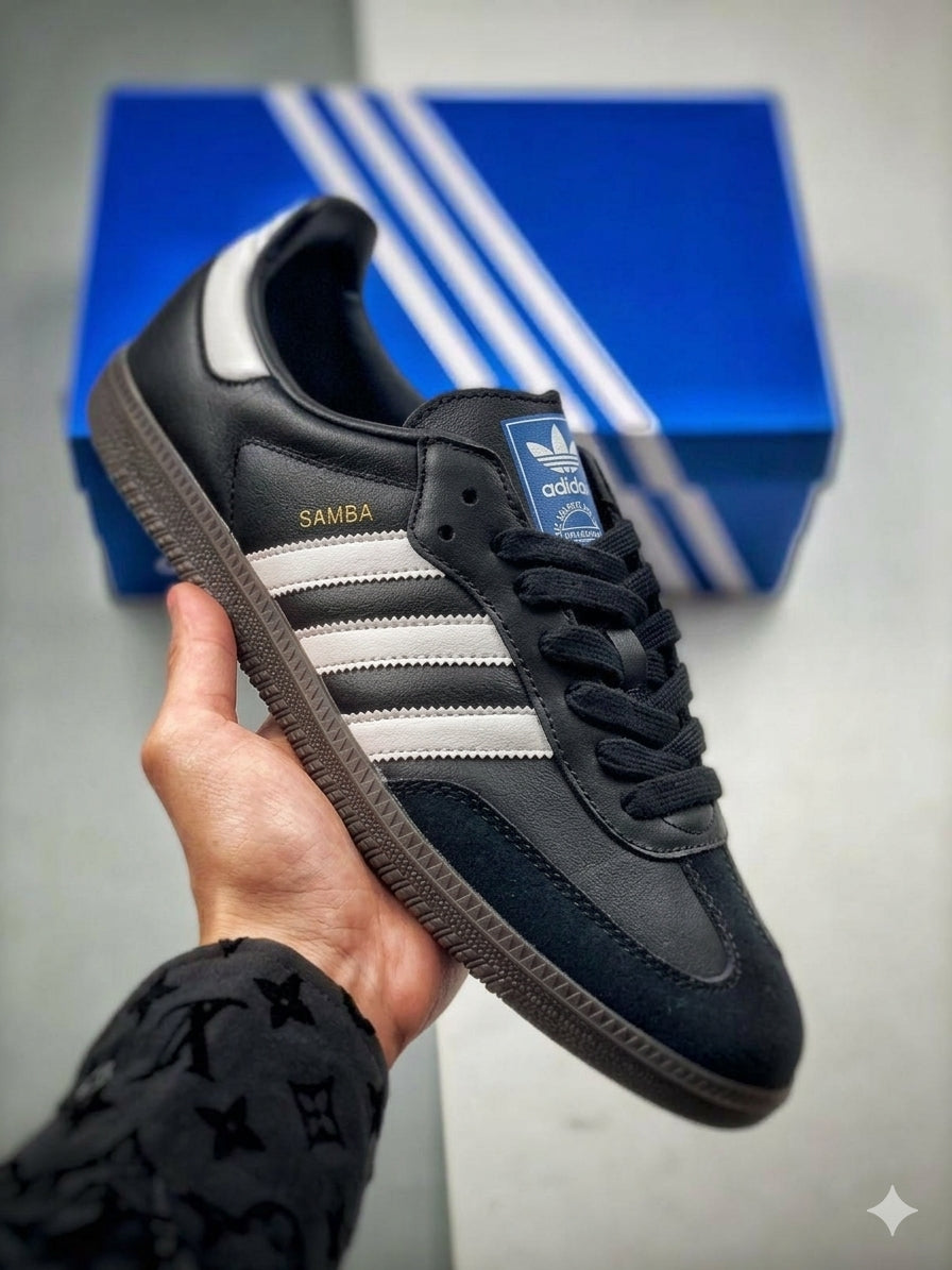 Adidaass Samba Og Black White