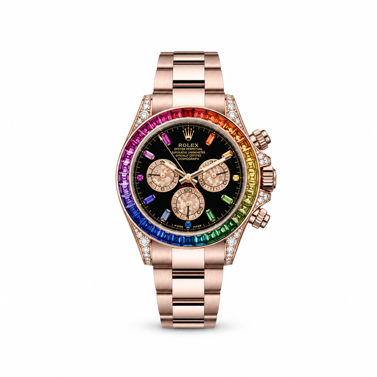 ROLEX DAYTONA COSMOGRAPH  RAINBOW ROSE GOLD