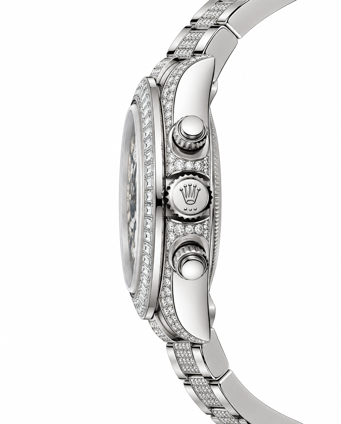 ROLEX OYSTER PERPETUAL EYE OF TIGER SILVER