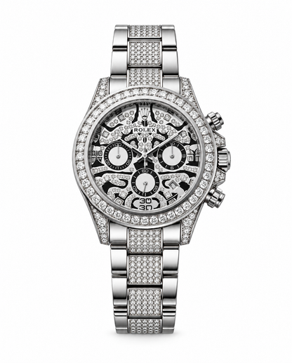 ROLEX OYSTER PERPETUAL EYE OF TIGER SILVER