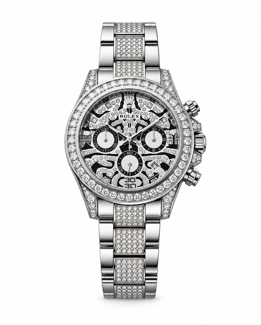 ROLEX OYSTER PERPETUAL EYE OF TIGER SILVER