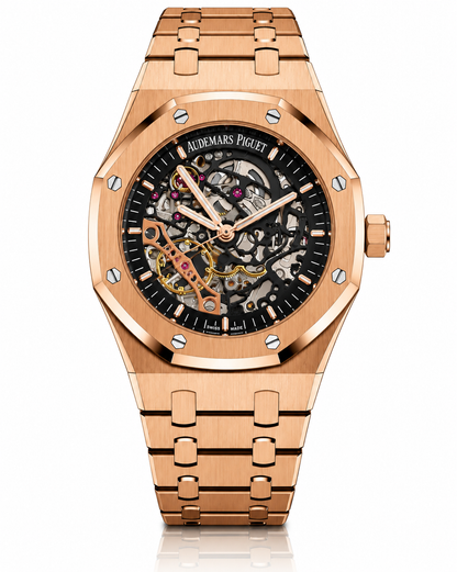 Audemars Piguet Skeleton AP Royal Oak Rosegold Skeleton Metal
