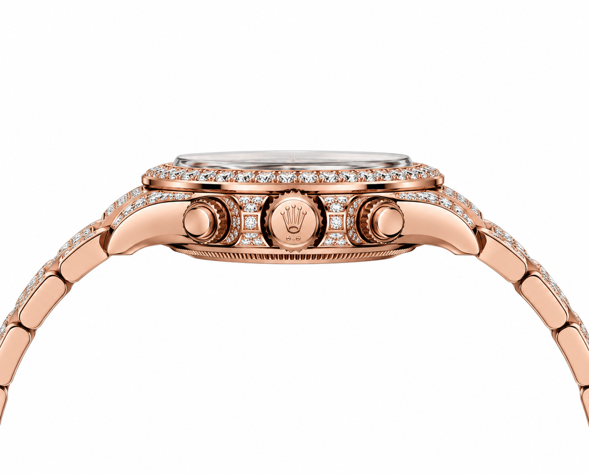 ROLEX OYSTER PERPETUAL EYE OF TIGER ROSE GOLD