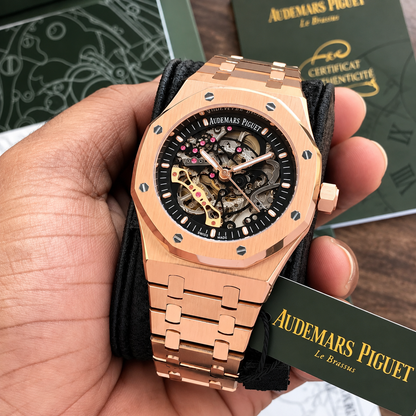 Audemars Piguet Skeleton AP Royal Oak Rosegold Skeleton Metal